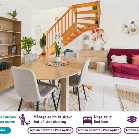 Jolie Maison De Vacance Pour 6 - Jardin Clos Prázdninový dům *